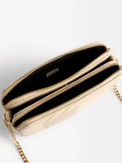 Quilted Crossbody Bag With Chain|Parfois Cheap