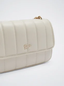 Quilted Crossbody Bag With Chain|Parfois Clearance