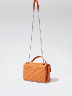 Quilted Crossbody Bag With Chain|Parfois Cheap