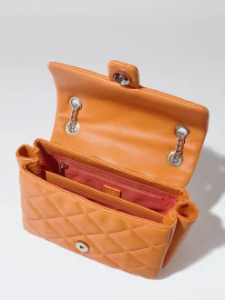 Quilted Crossbody Bag With Chain|Parfois Cheap