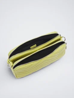 Quilted Crossbody Bag With Chain|Parfois Cheap