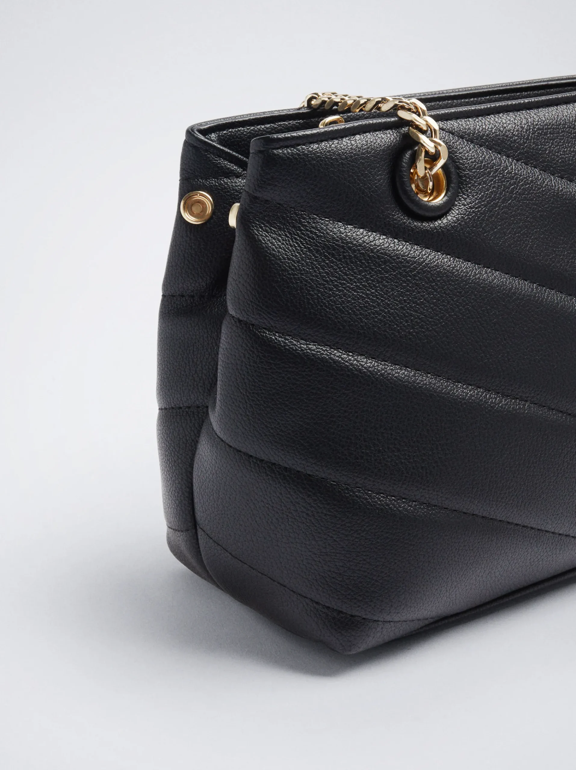 Quilted Crossbody Bag With Chain|Parfois New