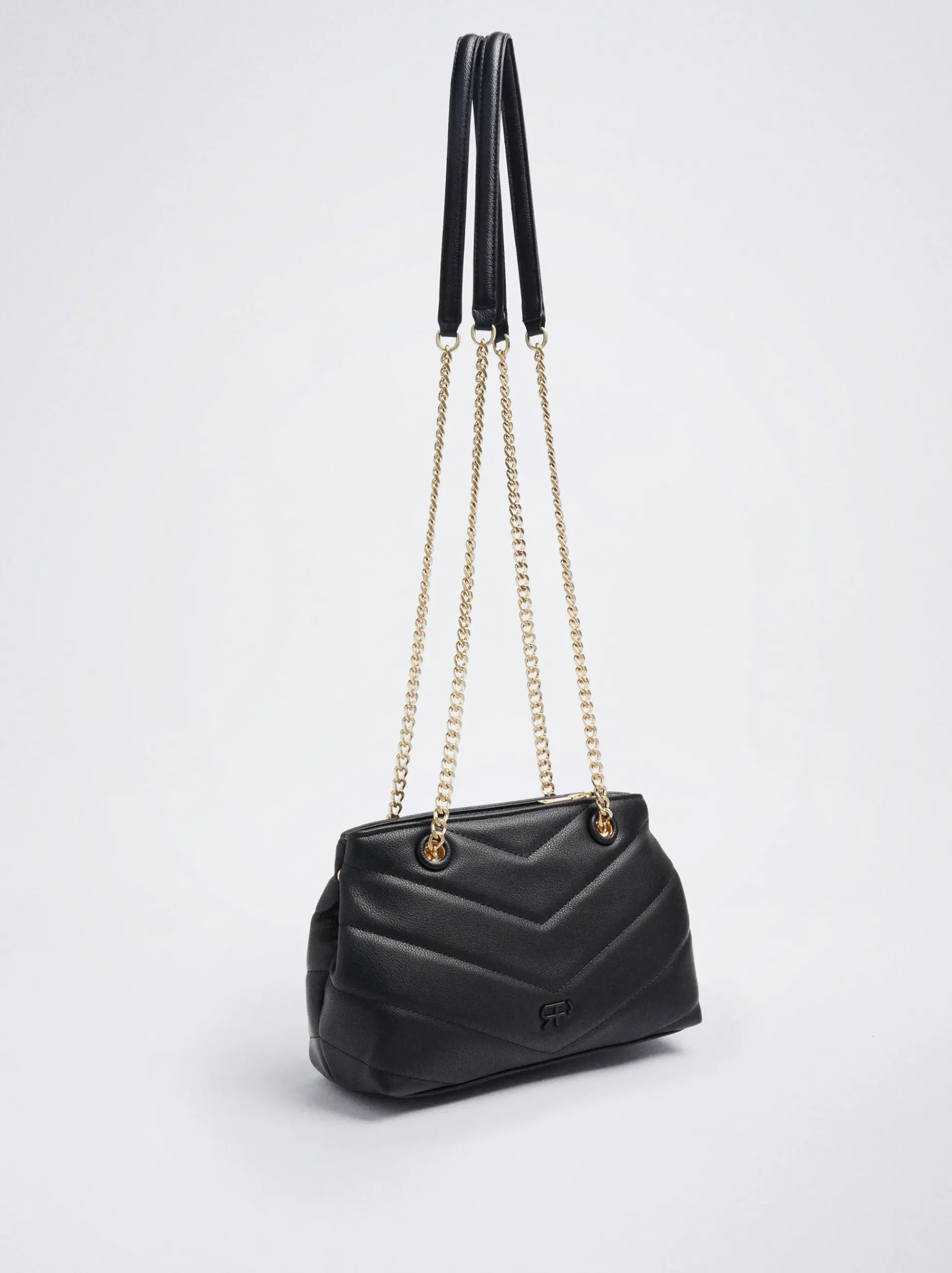 Quilted Crossbody Bag With Chain|Parfois New
