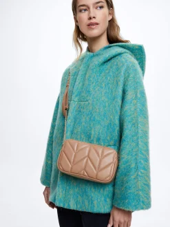 Quilted Crossbody Bag With Chain|Parfois Shop