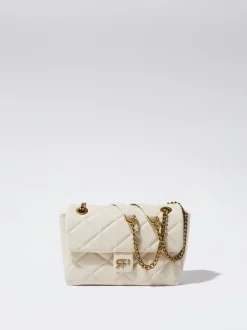 Quilted Crossbody Bag With Chain|Parfois Online