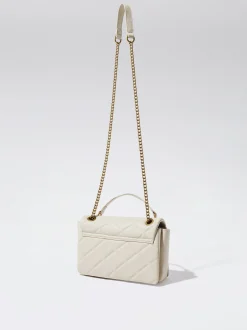 Quilted Crossbody Bag With Chain|Parfois Online