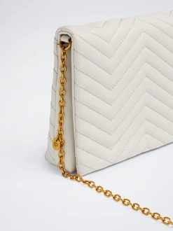 Quilted Crossbody Bag With Chain|Parfois Discount