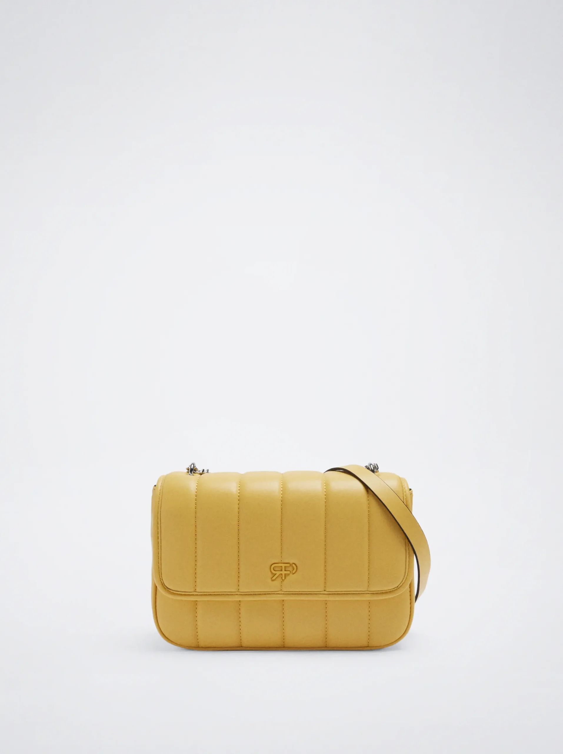 Quilted Crossbody Bag With Chain|Parfois Fashion
