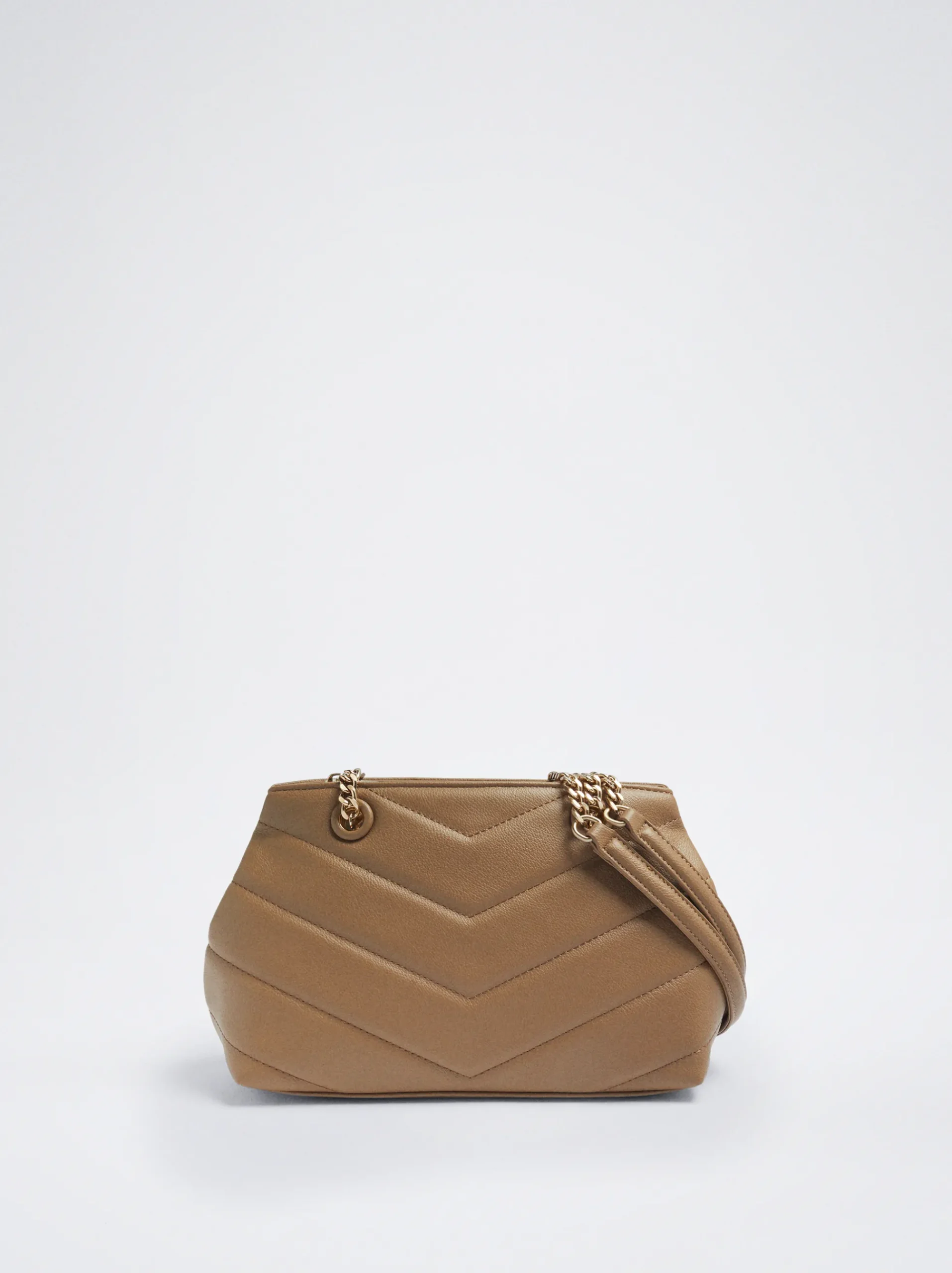 Quilted Crossbody Bag With Chain|Parfois Shop