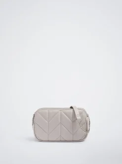 Quilted Crossbody Bag With Chain|Parfois Store