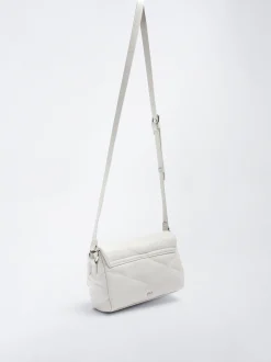 Quilted Crossbody Bag With Chain|Parfois Cheap