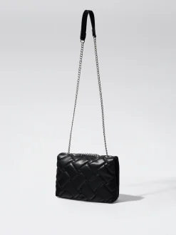Quilted Crossbody Bag With Chain|Parfois Clearance