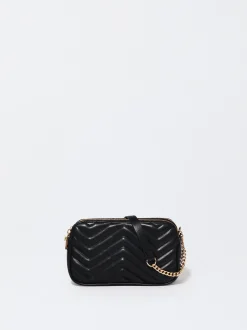 Quilted Crossbody Bag With Chain|Parfois Best Sale