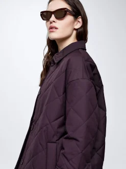 Quilted Jacket With Buttons|Parfois Sale