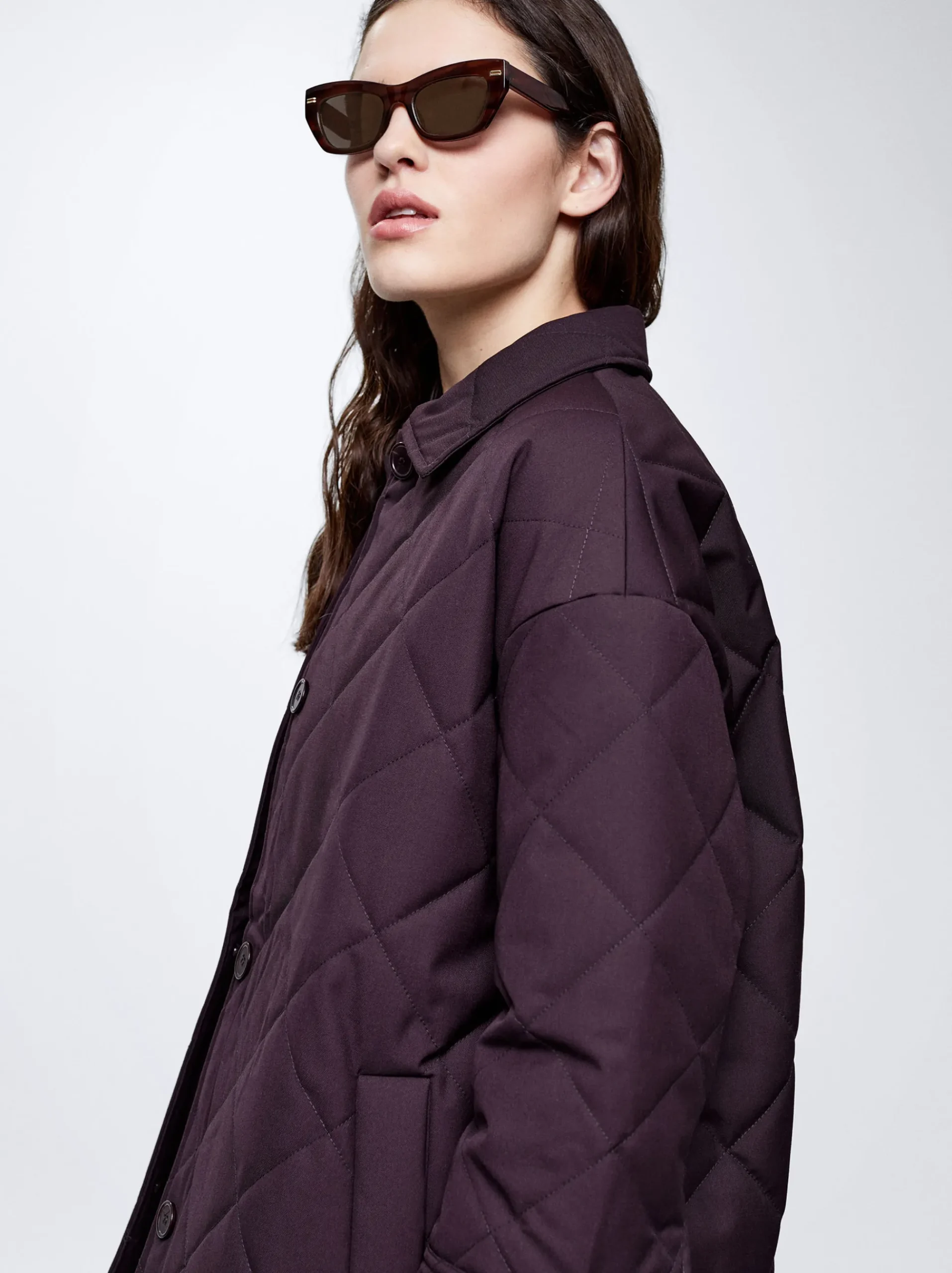 Quilted Jacket With Buttons|Parfois Sale