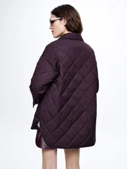 Quilted Jacket With Buttons|Parfois Sale