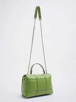 Quilted Shoulder Bag With Chain|Parfois Outlet