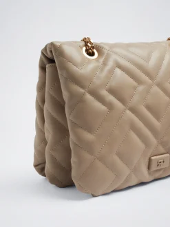 Quilted Shoulder Bag With Chain|Parfois Best
