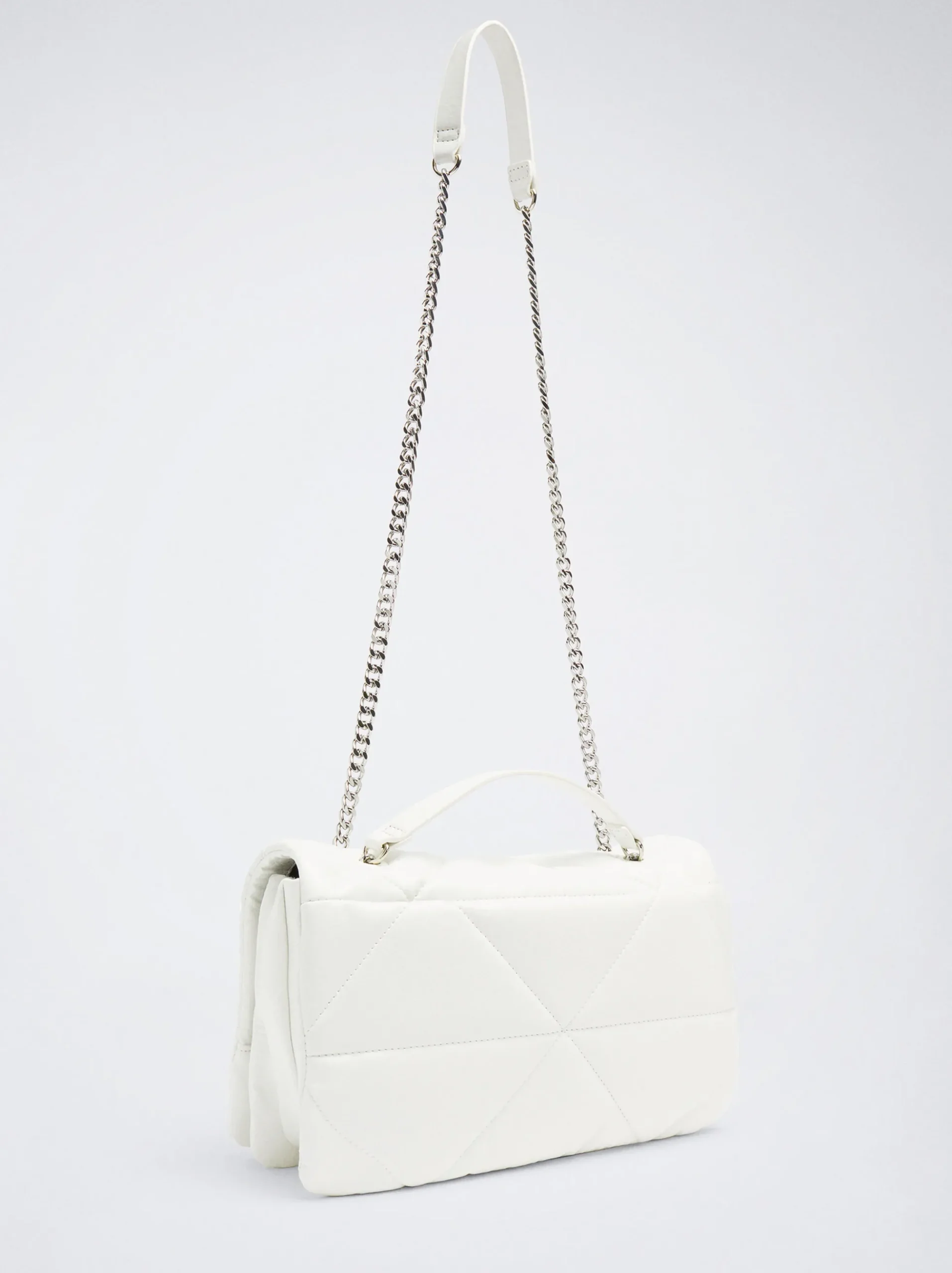 Quilted Shoulder Bag With Chain|Parfois Best Sale