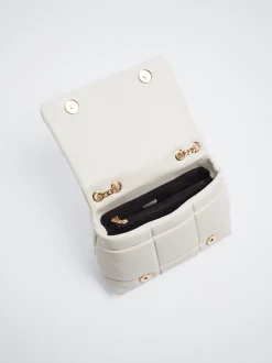Quilted Shoulder Bag With Chain|Parfois Sale