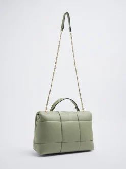 Quilted Shoulder Bag With Chain|Parfois Fashion