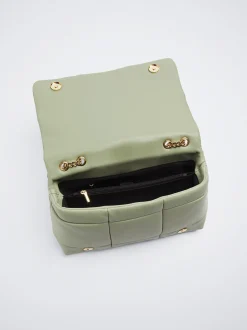 Quilted Shoulder Bag With Chain|Parfois Fashion
