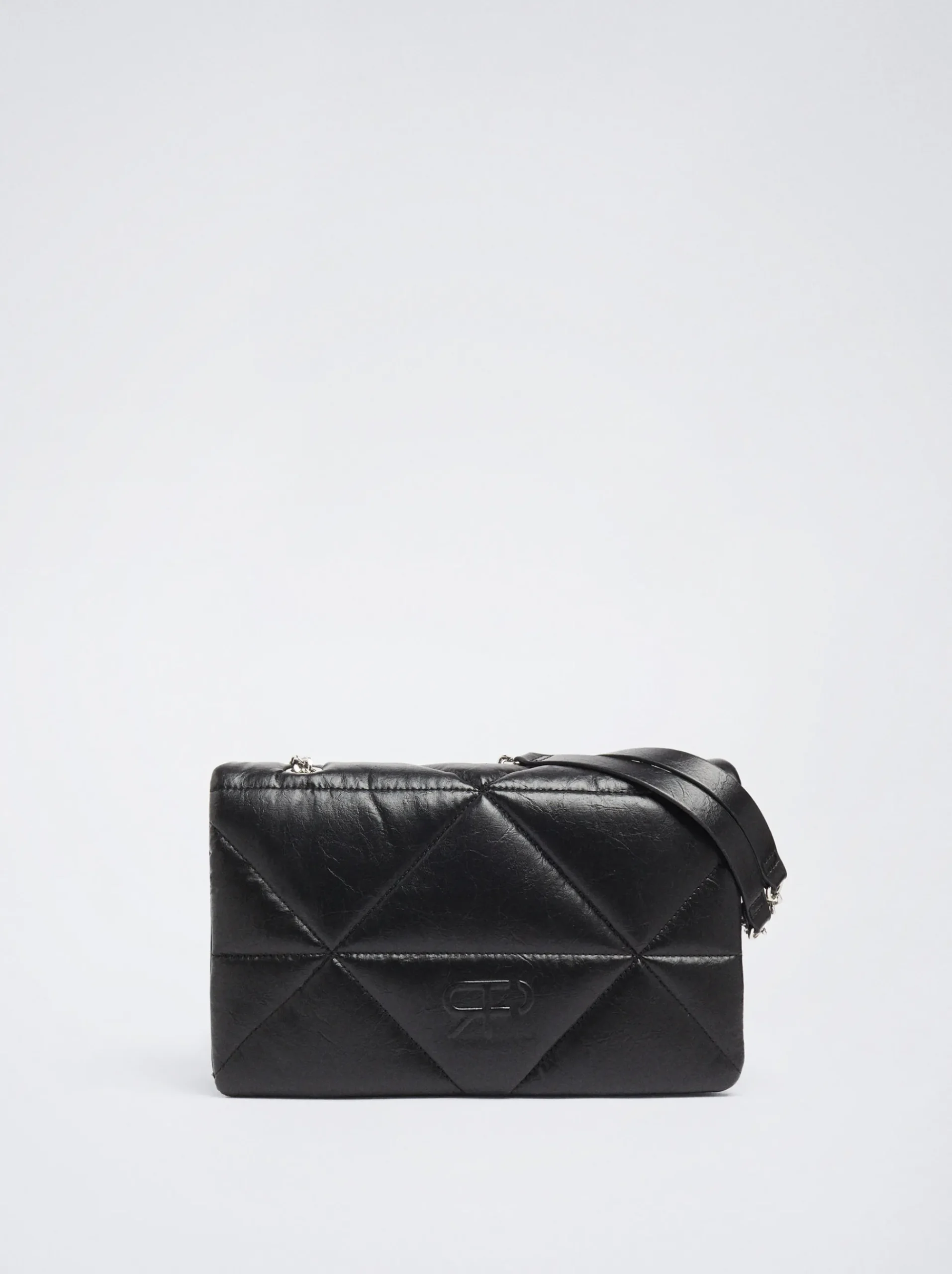 Quilted Shoulder Bag With Chain|Parfois Cheap