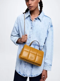 Quilted Shoulder Bag With Chain|Parfois Outlet