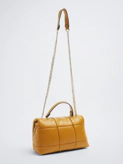 Quilted Shoulder Bag With Chain|Parfois Outlet