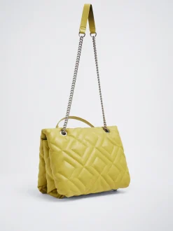 Quilted Shoulder Bag With Chain|Parfois Store