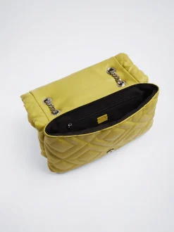 Quilted Shoulder Bag With Chain|Parfois Store