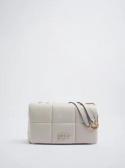 Quilted Shoulder Bag With Chain|Parfois Sale