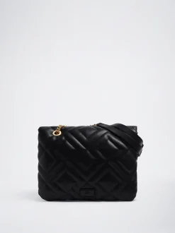 Quilted Shoulder Bag With Chain|Parfois Outlet