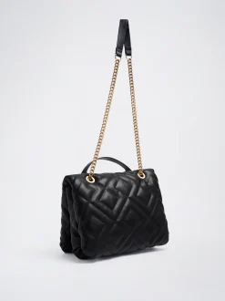Quilted Shoulder Bag With Chain|Parfois Outlet