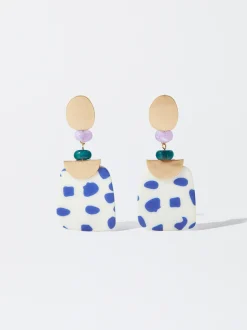 Resin Earrings With Beads|Parfois Best