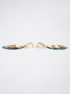 Resin Earrings With Flower|Parfois Best