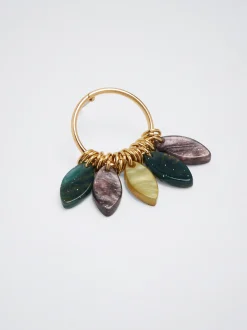 Resin Earrings With Leaf|Parfois Cheap