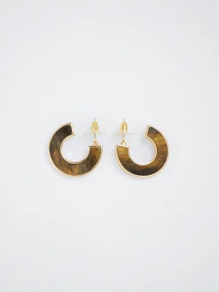 Resin Hoop Earrings|Parfois Fashion