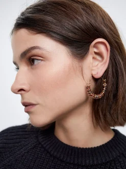 Resin Hoop Earrings|Parfois New