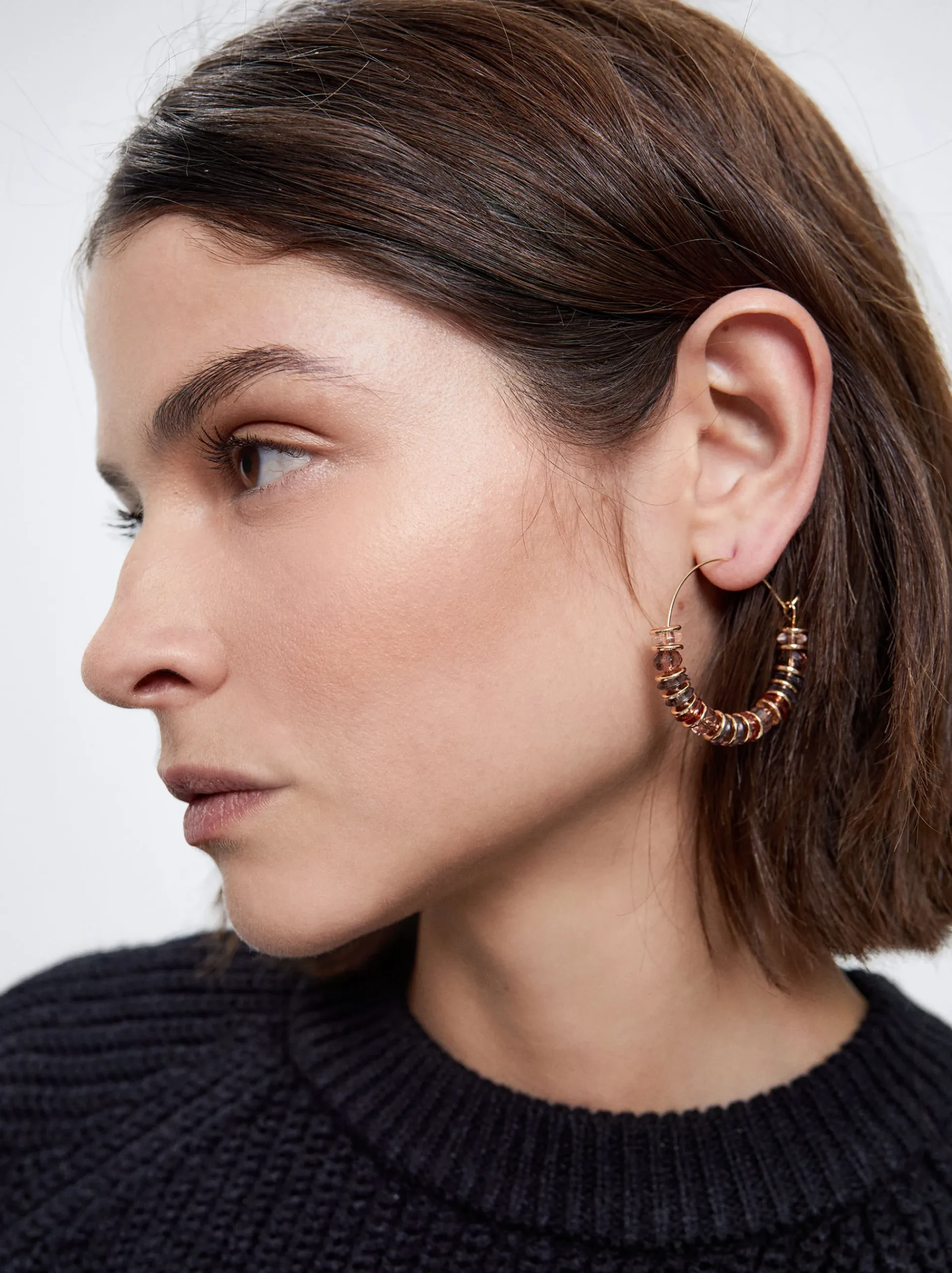 Resin Hoop Earrings|Parfois New