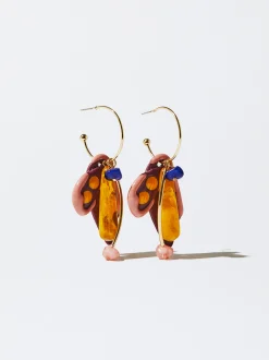 Resin Hoop Earrings|Parfois Cheap