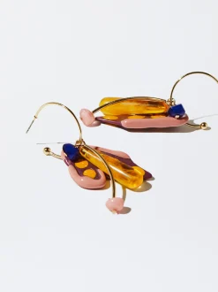 Resin Hoop Earrings|Parfois Cheap