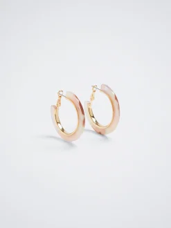 Resin Hoop Earrings|Parfois Flash Sale