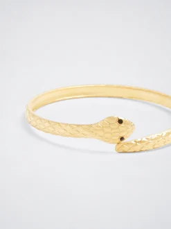 Rigid Steel Bracelet With Snake|Parfois New