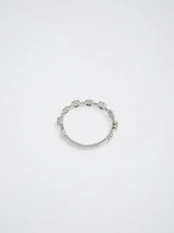 Ring With Hearts And Zirconia|Parfois Flash Sale