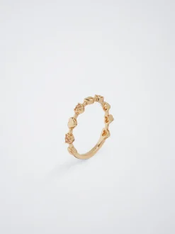 Ring With Hearts And Zirconia|Parfois Discount