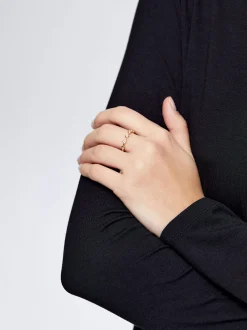 Ring With Hearts And Zirconia|Parfois Discount