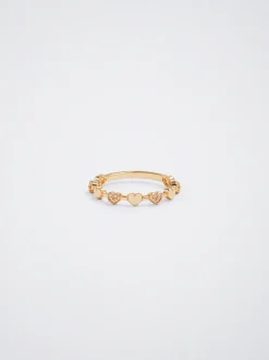 Ring With Hearts And Zirconia|Parfois Cheap