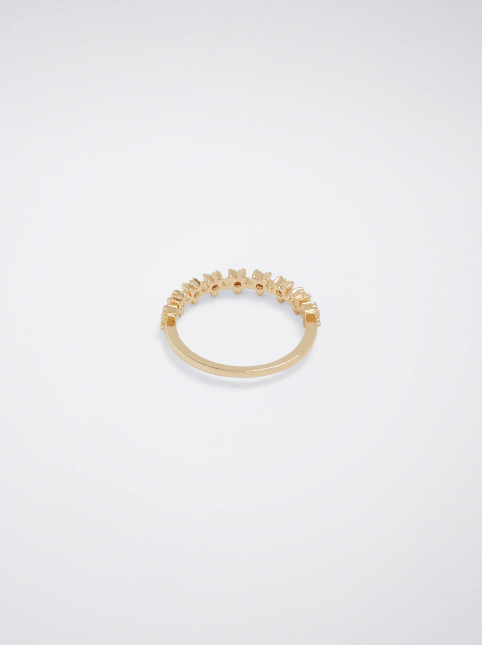 Ring With Zirconia|Parfois Flash Sale