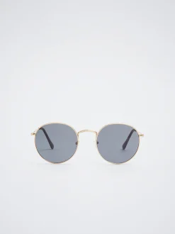 Round Metallic Sunglasses|Parfois Fashion